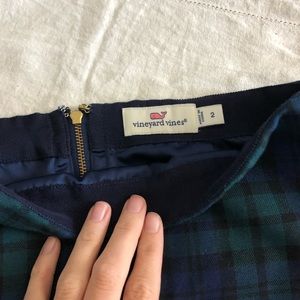 Vineyard Vine Plaid Mini Skirt Size 2